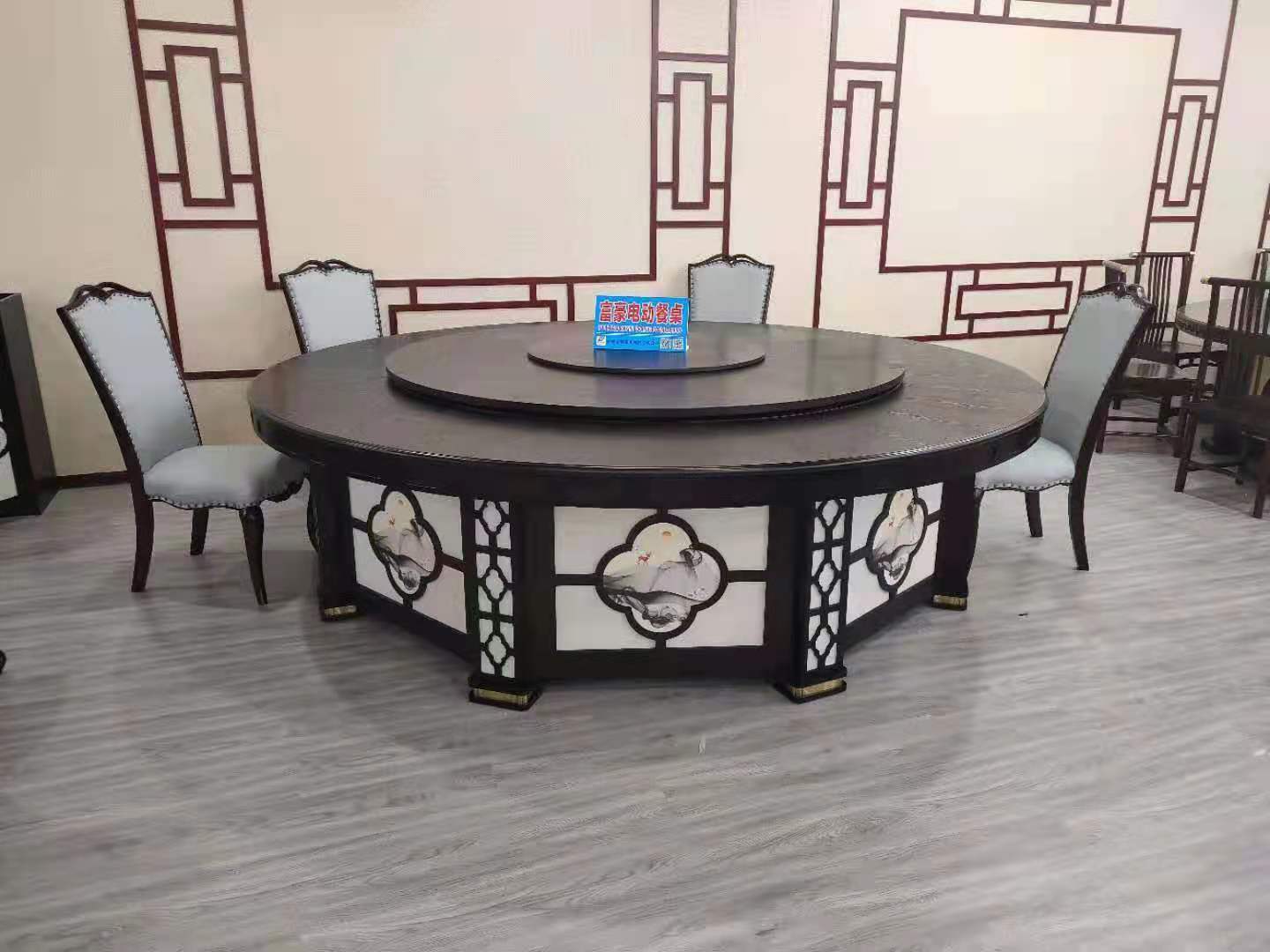 電動(dòng)餐桌-轉(zhuǎn)盤(pán)和桌面平