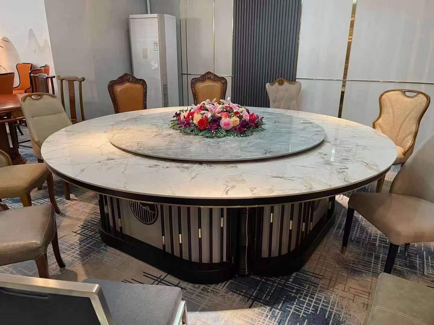 電動(dòng)餐桌-實(shí)木