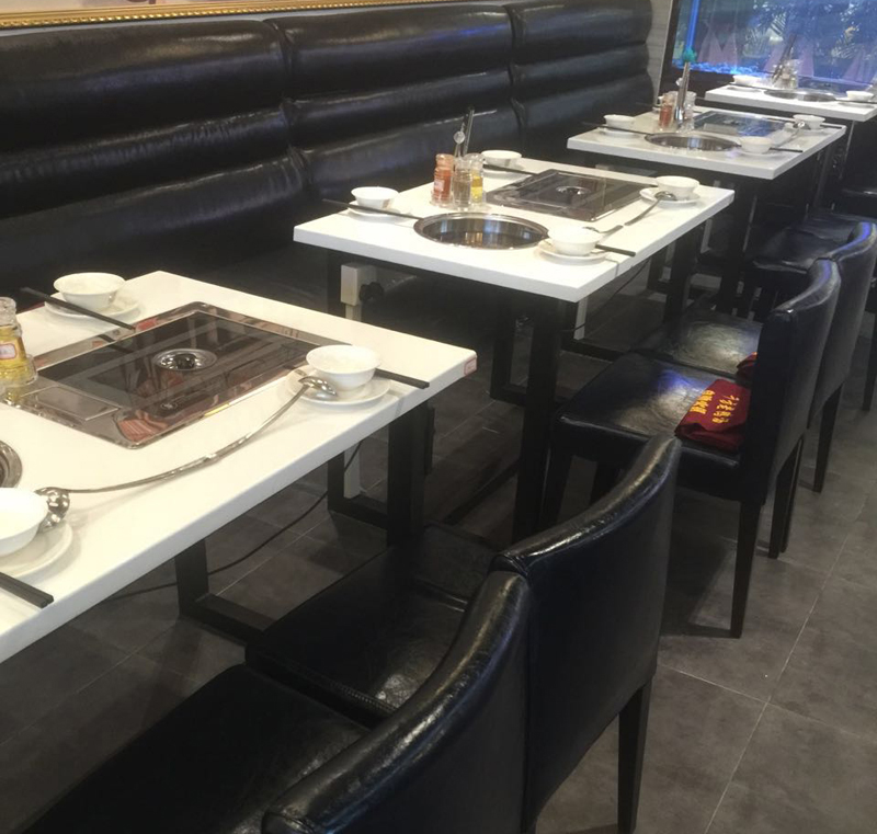 無(wú)煙烤涮一體桌