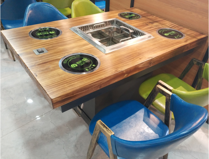 燒烤桌  無(wú)煙燒烤桌